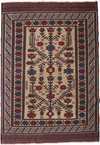  124X178 Pequeno Kilim Afegão Old Style Tapete Lã, Carpetvista
