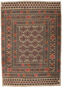  143X200 Klein Kelim Afghan Old Stil Teppich Wolle, Carpetvista