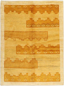 Gabbeh Persisch Teppich 149X198 Orange Wolle, Persien/Iran Carpetvista