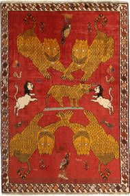 131X196 Ghashghai Teppich Orientalischer (Wolle, Persien/Iran) Carpetvista