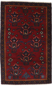 91X141 絨毯 オリエンタル バルーチ (ウール, アフガニスタン) Carpetvista