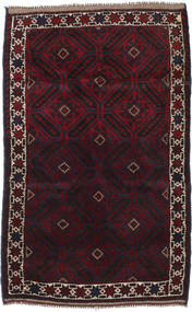 絨毯 オリエンタル バルーチ 87X138 ブラック/茶色 (ウール, アフガニスタン)