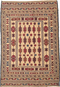  Kilim Afghan Old Style Rug 129X188 Wool Small Carpetvista
