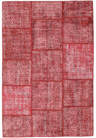  Patchwork Rug 156X233 Wool Red Small Carpetvista