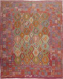 Tapete Kilim Afegão Old Style 278X337 Grande (Lã, Afeganistão)