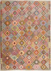  254X352 Grande Kilim Afegão Old Style Tapete Lã, Carpetvista