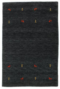 Gabbeh Loom Two Lines 120X180 Small Black/Grey Wool Rug
