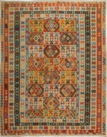  Kilim Afghan Old Style Rug 307X391 Wool Large Carpetvista