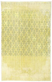 Tapete Colored Vintage 178X285 Amarelo/Verde (Lã, Turquia)