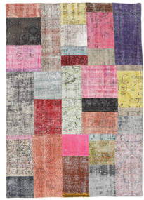  142X202 Small Patchwork Rug Wool, Carpetvista