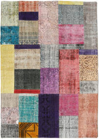  141X201 Small Patchwork Rug Wool, Carpetvista