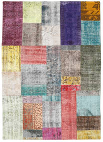  142X200 Small Patchwork Rug Wool, Carpetvista