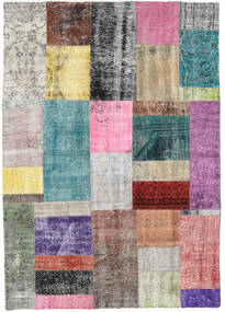  141X201 Small Patchwork Rug Wool, Carpetvista
