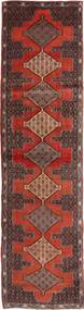 95X355 絨毯 センネ オリエンタル 廊下 カーペット レッド/茶色 (ウール, ペルシャ/イラン) Carpetvista