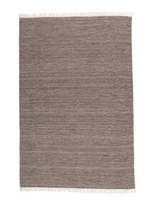 Melange 140X200 Small Brown Plain (Single Colored) Wool Rug 