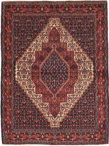  Senneh Rug 120X157 Persian Wool Red/Dark Red Small Carpetvista