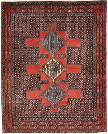 Alfombra Persa Senneh 125X150 Rojo/Marrón (Lana, Persia/Irán)