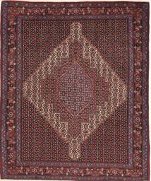 Senneh Teppe 126X155 Rød/Mørk Rød Ull, Persia/Iran Carpetvista