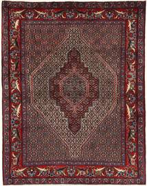 Senneh Teppe 122X154 Mørk Rød/Rød Ull, Persia/Iran Carpetvista