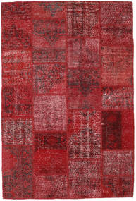  154X230 Patchwork Matot Matto Punainen/Tummanpunainen Turkki Carpetvista