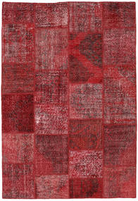  157X228 Patchwork Matot Matto Punainen/Tummanpunainen Turkki Carpetvista