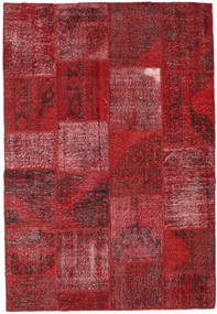  158X231 Patchwork Rug Red/Dark Red Turkey Carpetvista