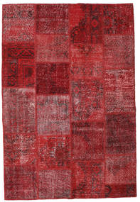  157X230 Patchwork Matot Matto Punainen/Tummanpunainen Turkki Carpetvista