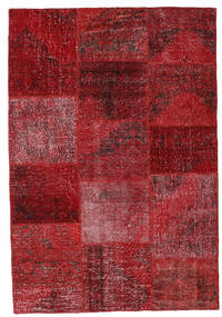  157X231 Patchwork Rug Red/Dark Red Turkey Carpetvista