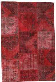  158X232 Patchwork Matot Matto Punainen/Tummanpunainen Turkki Carpetvista