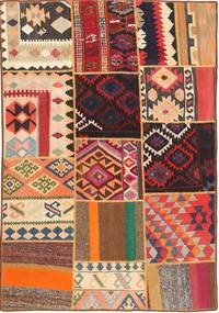 140X205 Kilim Patchwork Rug Modern (Wool, Persia/Iran) Carpetvista