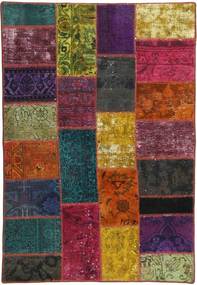 Patchwork Teppich 100X150 Wolle, Persien/Iran Carpetvista