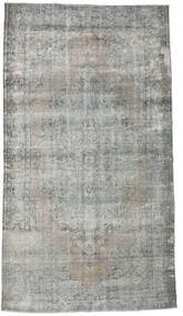 Colored Vintage Rug 166X307 Grey/Light Grey Wool, Turkey Carpetvista