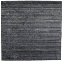 Eleganza 250X250 大 チャコールグレー 単色 正方形 絨毯