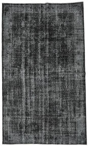 Colored Vintage Rug 164X270 Dark Grey/Grey Wool, Turkey Carpetvista
