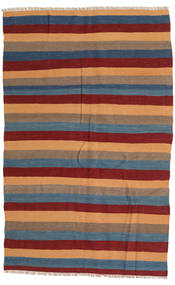  Oriental Kilim Rug 129X203 Orange/Brown Wool, Persia/Iran Carpetvista