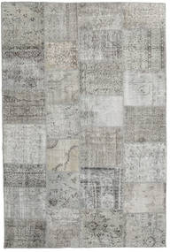  パッチワーク 絨毯 198X300 ウール グレー/ライトグレー Carpetvista