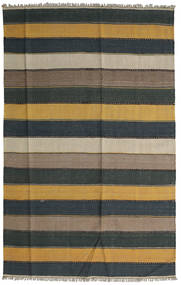 168X265 絨毯 オリエンタル キリム オレンジ/ダークグレー (ウール, ペルシャ/イラン) Carpetvista
