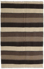 131X200 Kilim Rug Oriental Brown/Orange (Wool, Persia/Iran) Carpetvista