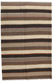  Kilim Rug 161X250 Persian Wool Brown/Orange Carpetvista