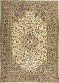 240X343 Keshan Patina Rug Oriental Beige/Orange (Wool, Persia/Iran) Carpetvista