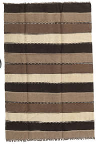 135X205 Kelim Teppich Orientalischer Braun/Orange (Wolle, Persien/Iran) Carpetvista