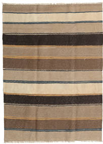 144X197 Kilim Rug Oriental Brown/Orange (Wool, Persia/Iran) Carpetvista