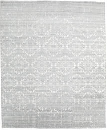 Himalaya Rug 248X303 Light Grey/Grey Wool/Bamboo Silk, India Carpetvista