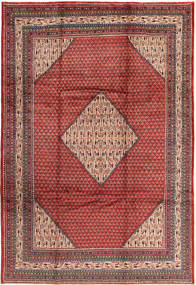 210X315 Tapis D'orient Sarough Mir Rouge/Marron (Laine, Perse/Iran) Carpetvista
