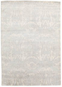 Himalaya Rug 172X242 Beige Wool/Bamboo Silk, India Carpetvista