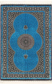 Ghom Silke Signatur : Ghom Mousavi Tæppe 134X201 Silke, Persien/Iran