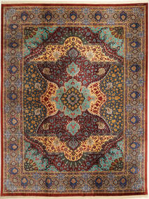 Qum Silk Signed : Qum Milafi Rug 295X384 Large Silk, Persia/Iran