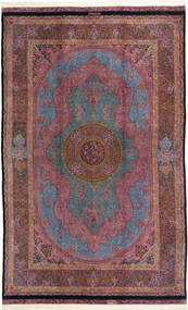  Ghom Μετάξι Υπογράφεται: Ghom Zabihi Χαλι 199X319 Περσικό Μεταξωτό Χαλί