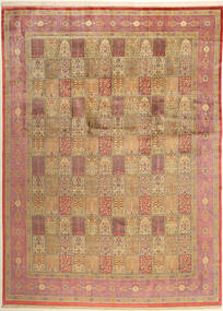 295X392 Ghom Seide Signatur: Ghom Abolfazi Teppich Orientalischer Großer (Seide, Persien/Iran)