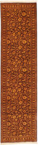 絨毯 ペルシャ クム シルク 75X294 廊下 カーペット (絹, ペルシャ/イラン)